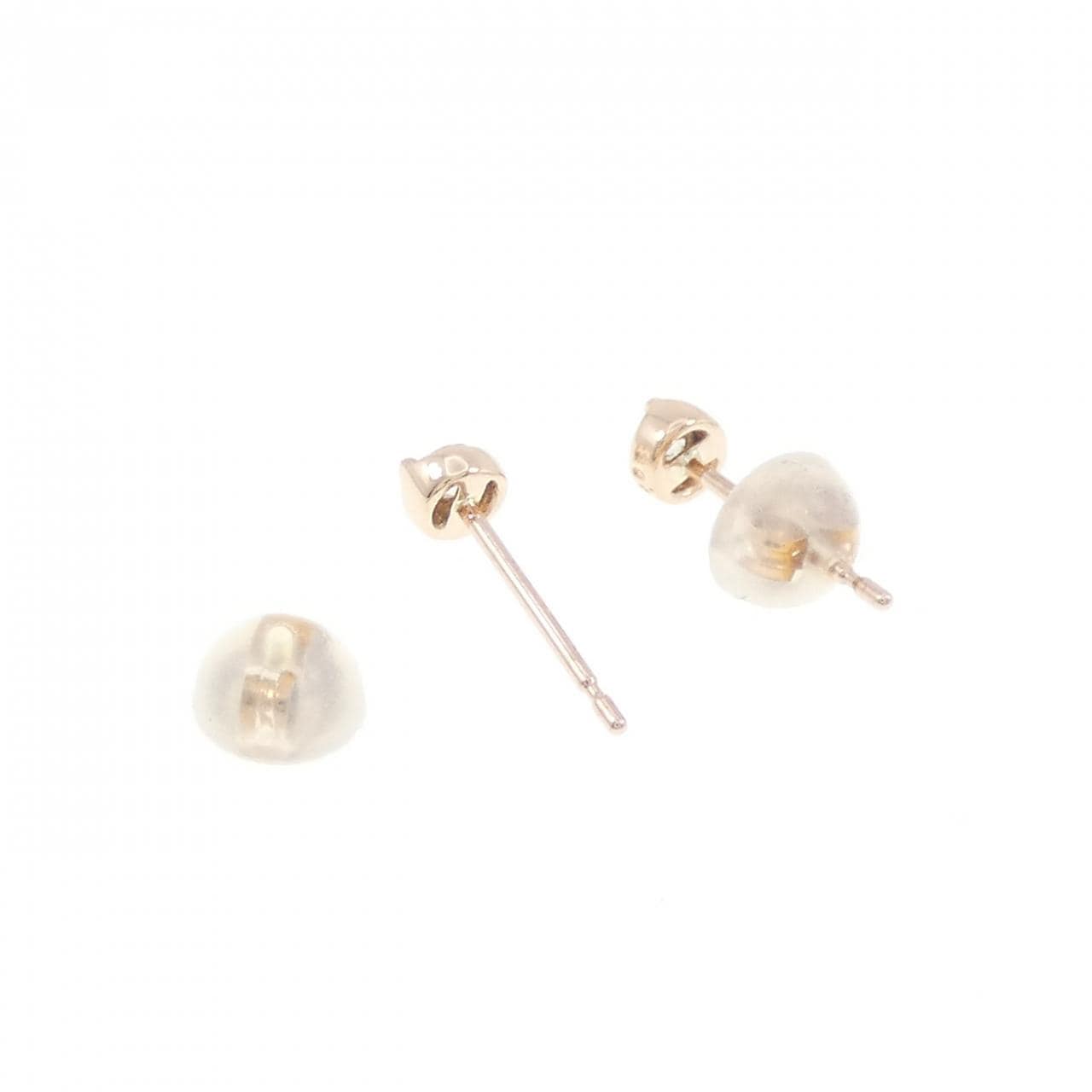 K10PG ダイヤモンド ピアス 0.10CT