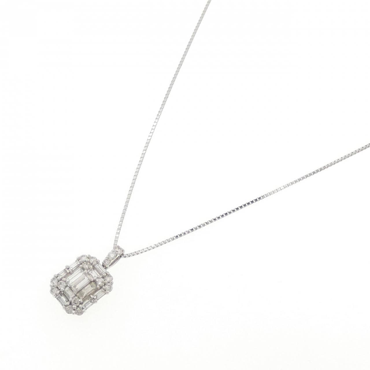 PT900/PT850 ダイヤモンド ネックレス 0.54CT