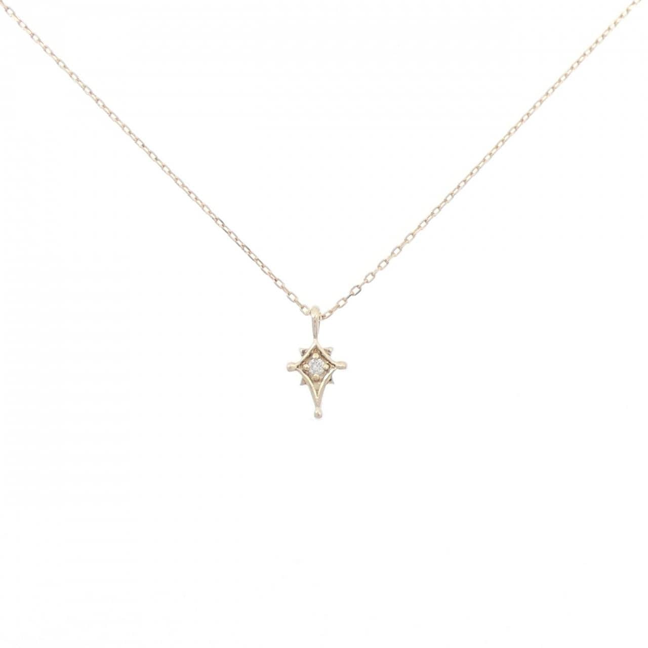 K10YG ダイヤモンド ネックレス 0.01CT