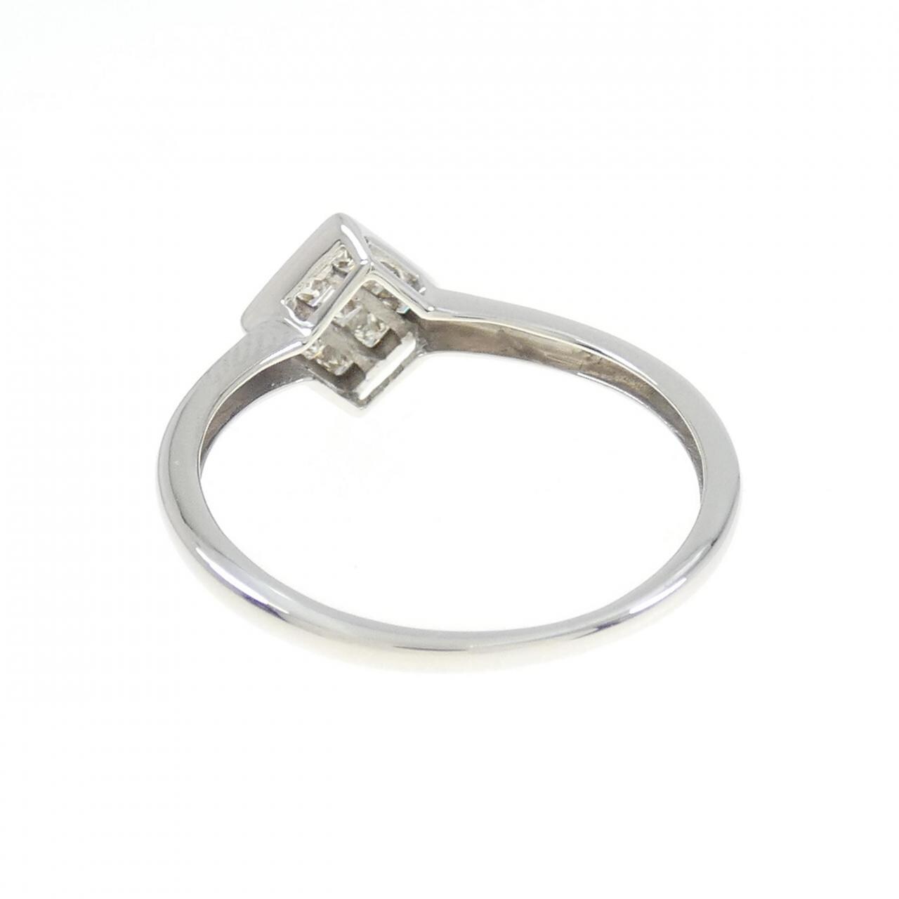 K18WG ダイヤモンド リング 0.20CT