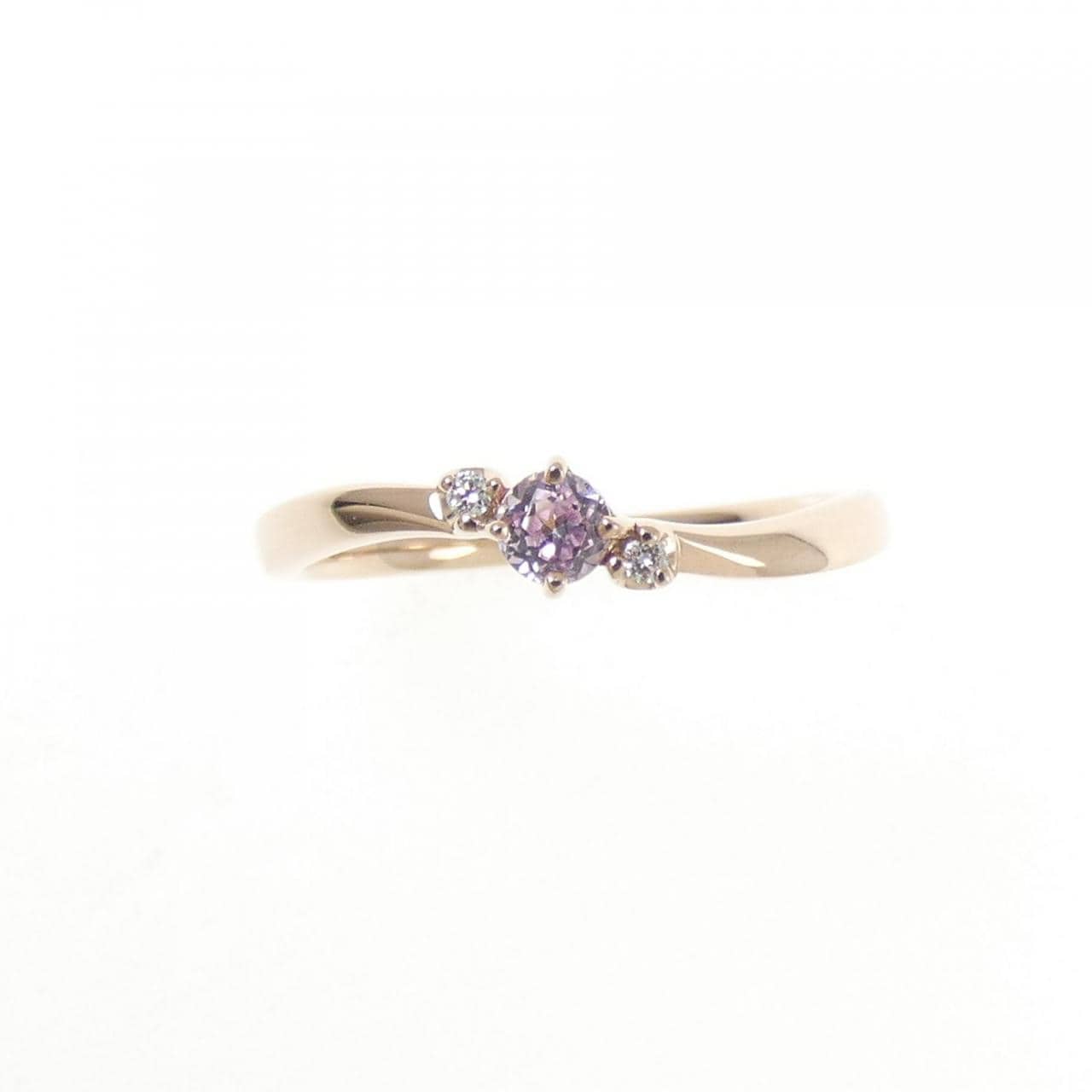 4゜C 合成サファイヤ リング