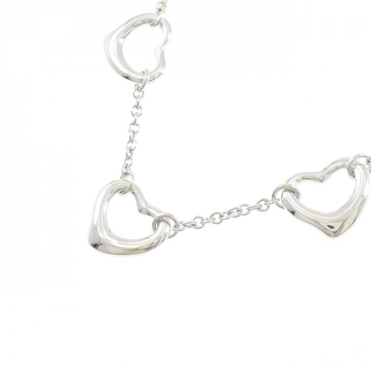 ティファニー オープンハート 5モチーフ ネックレス