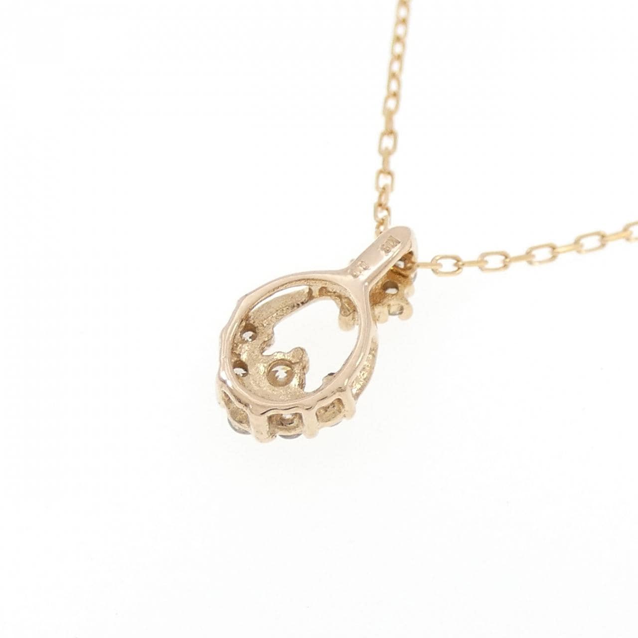 K18PG ダイヤモンド ネックレス 0.10CT