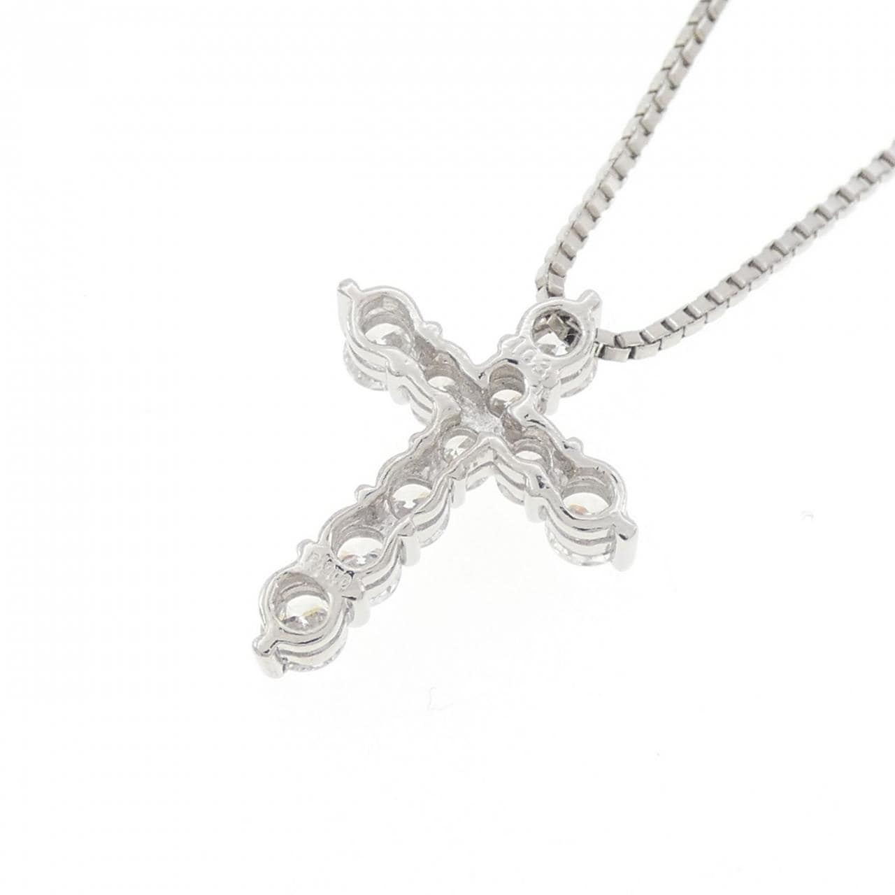 PT900/PT850 クロス ダイヤモンド ネックレス 1.03CT