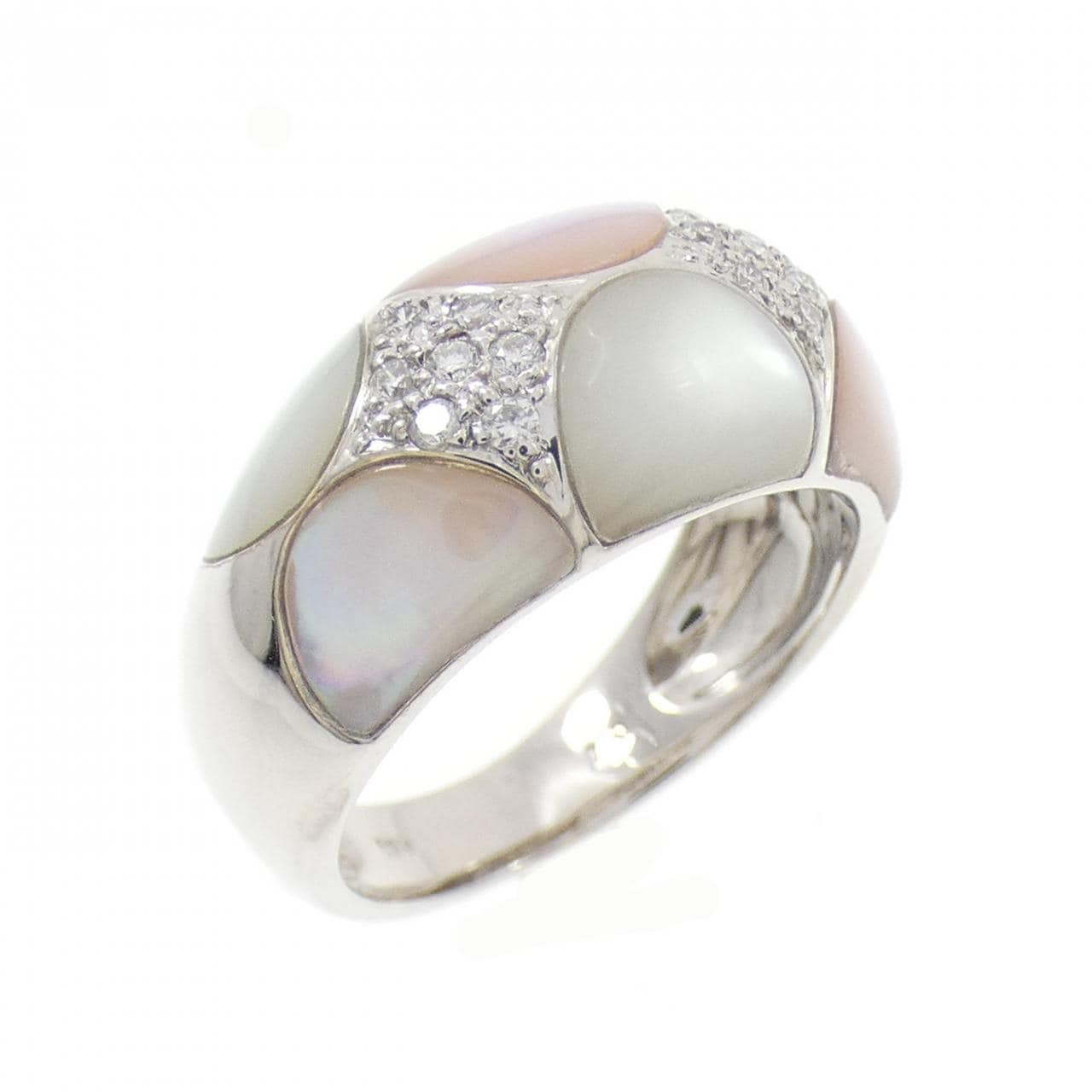 750WG マザーオブパール リング