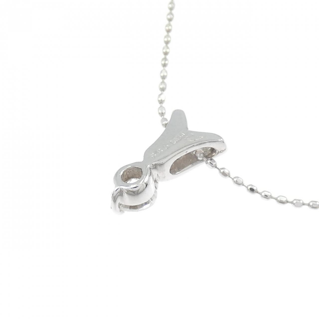 K18WG ダイヤモンド ネックレス 0.22CT
