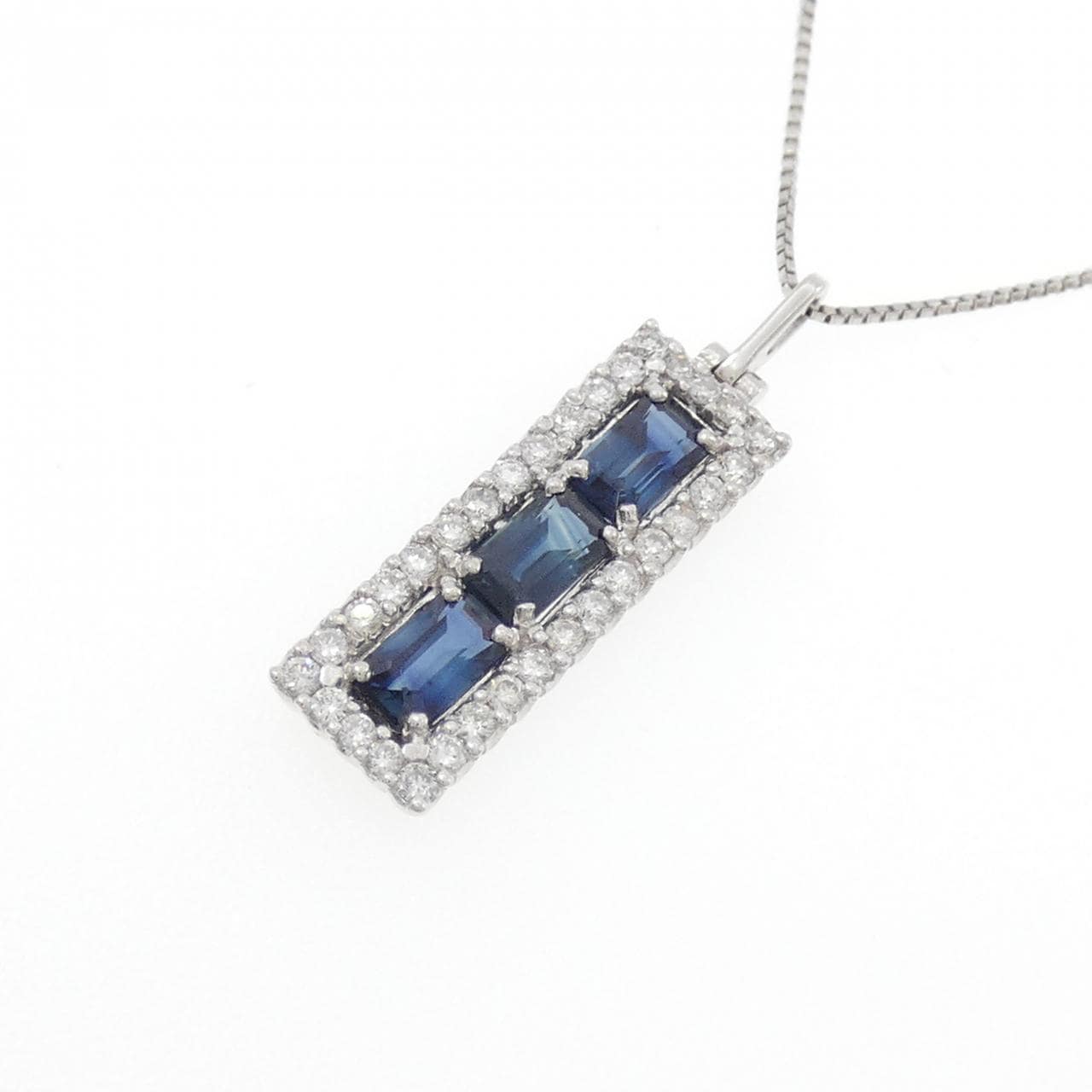 PT900/PT850 サファイヤ ネックレス 1.11CT