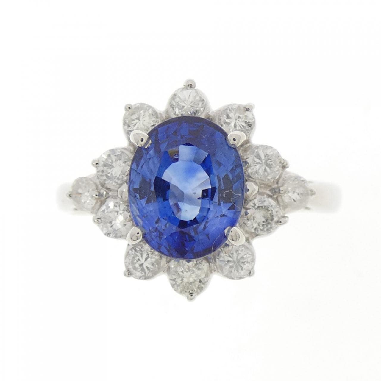 PT900藍寶石戒指2.12CT