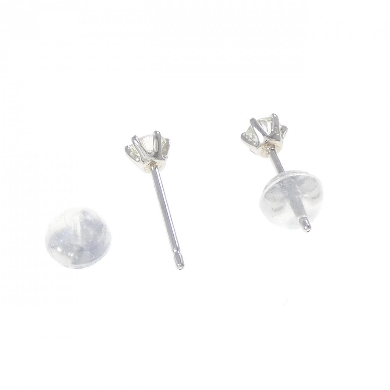 PT900钻石耳环 0.30 克拉