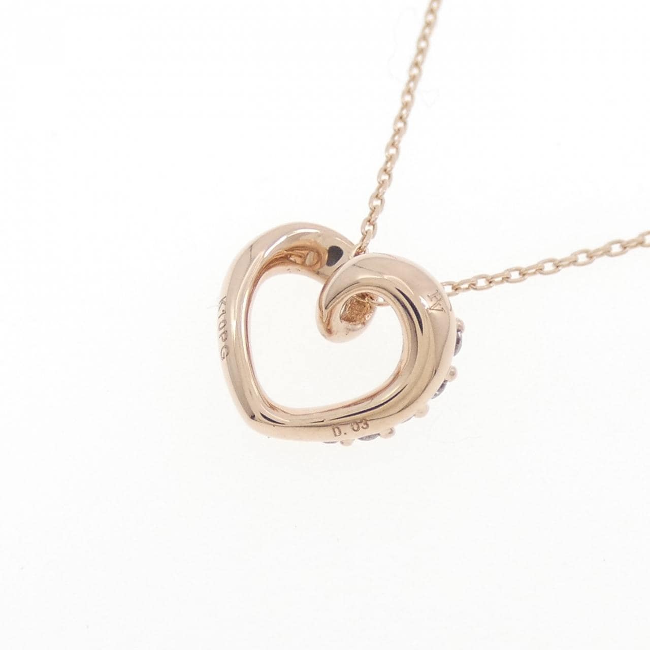 ポンテヴェキオ ダイヤモンド ネックレス 0.03CT