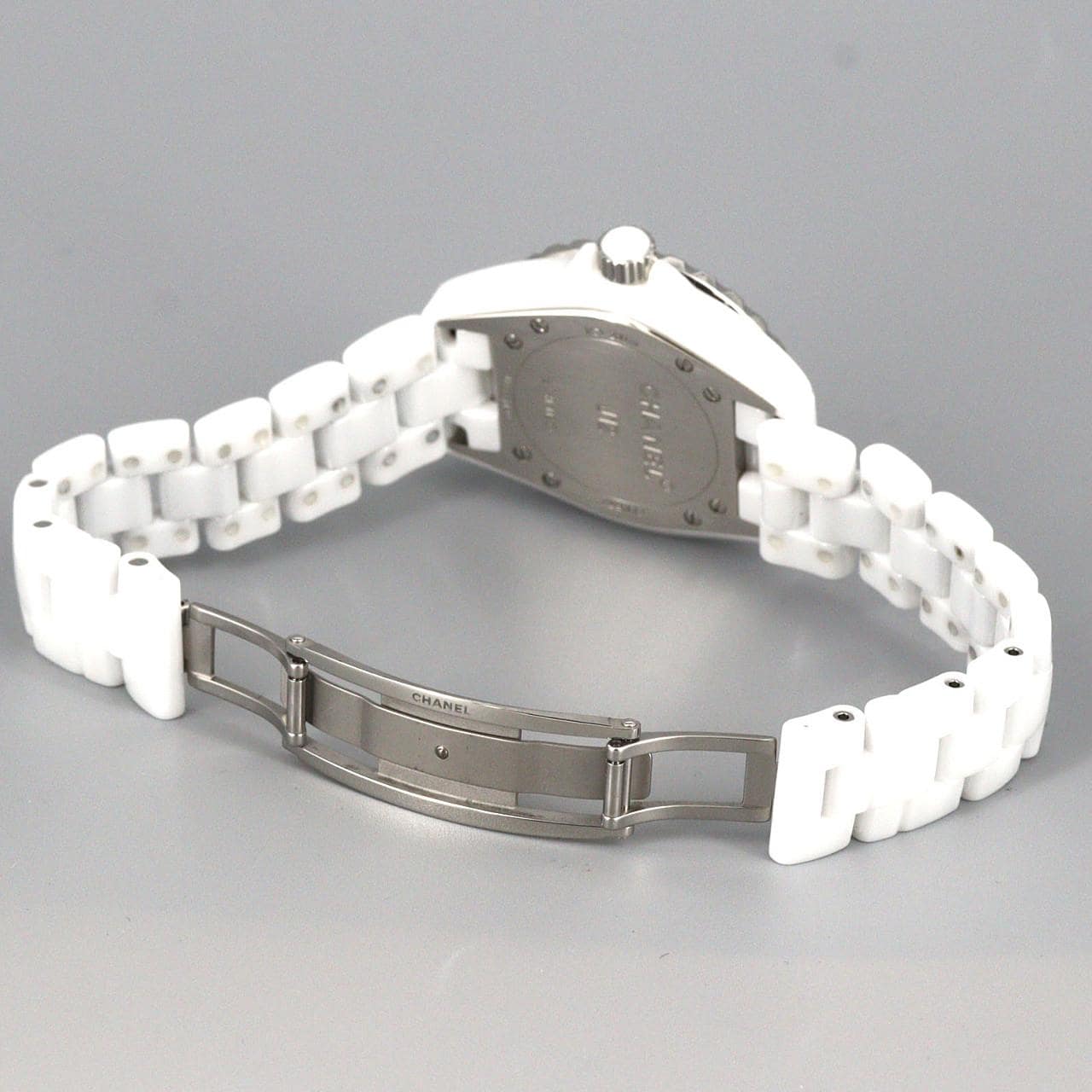 シャネル J12 33mmセラミック･12P H1628 セラミック クォーツ