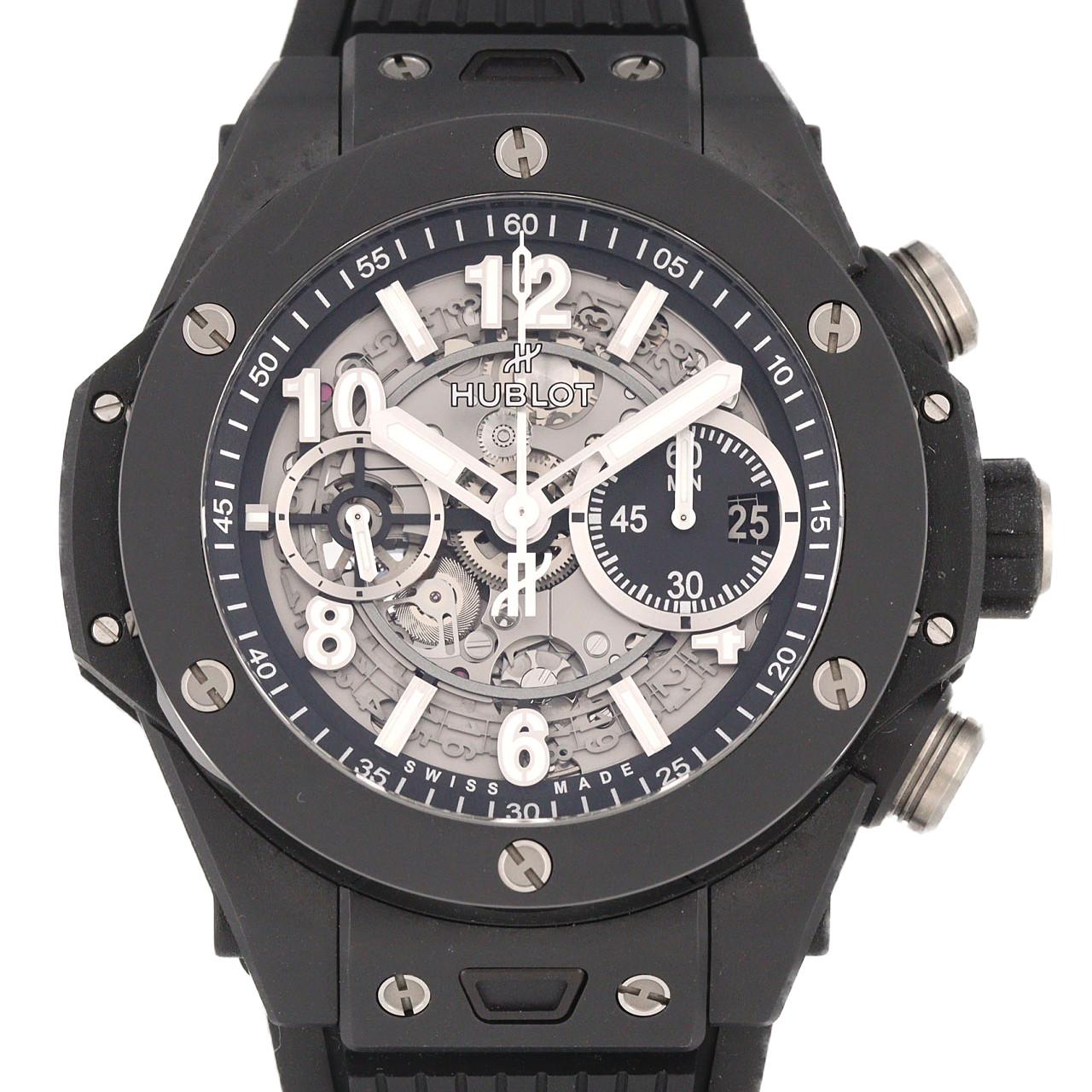 ウブロ ビッグバンウニコブラックマジック 421.CI.1170.RX セラミック 自動巻