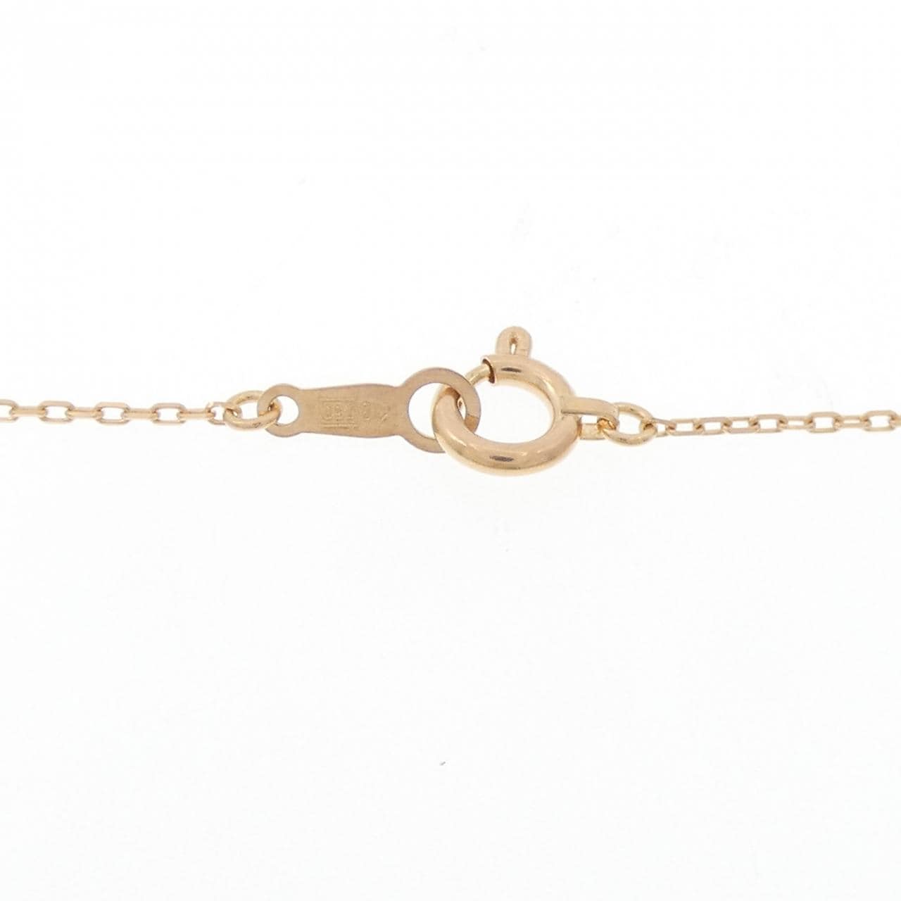 K18PG ハート ダイヤモンド ネックレス 0.11CT