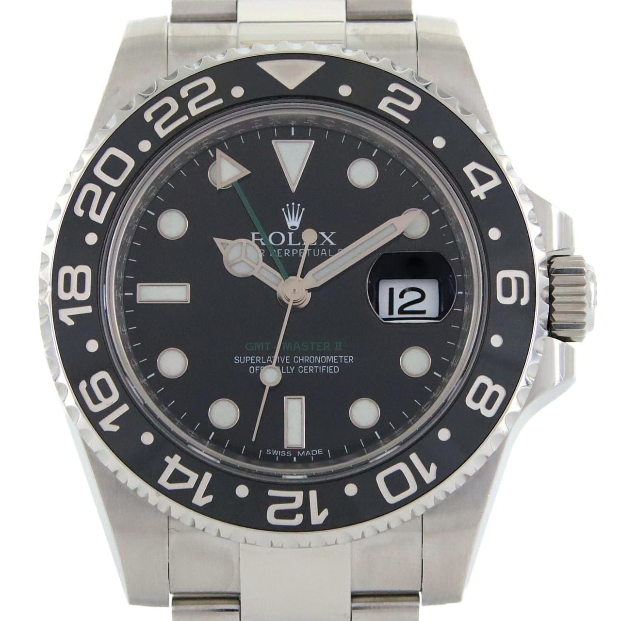 ロレックス GMTマスターⅡ 116710LN SS 自動巻 G番