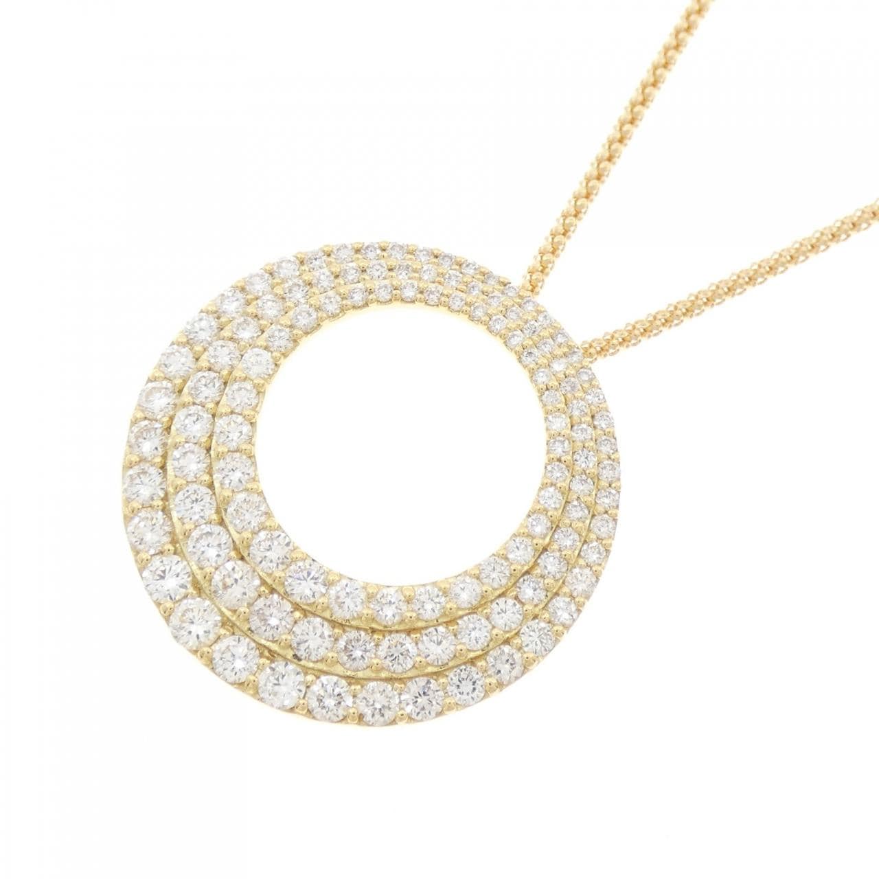 K18YG ダイヤモンド ネックレス 2.00CT