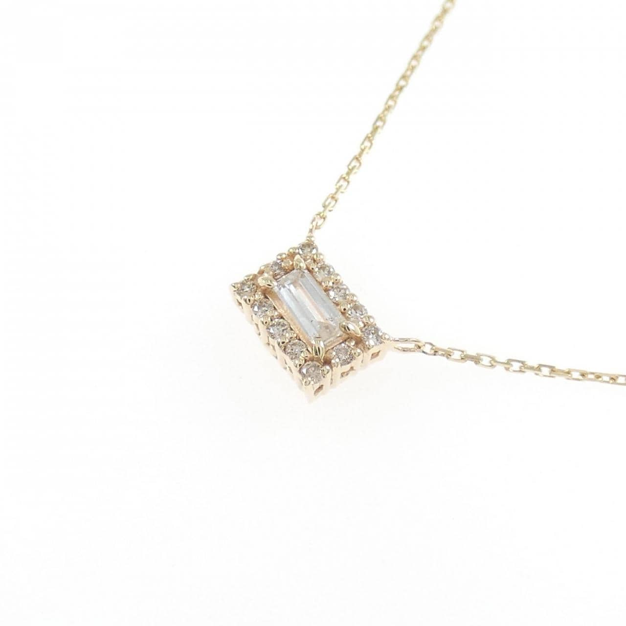 K10YG ダイヤモンド ネックレス 0.07CT