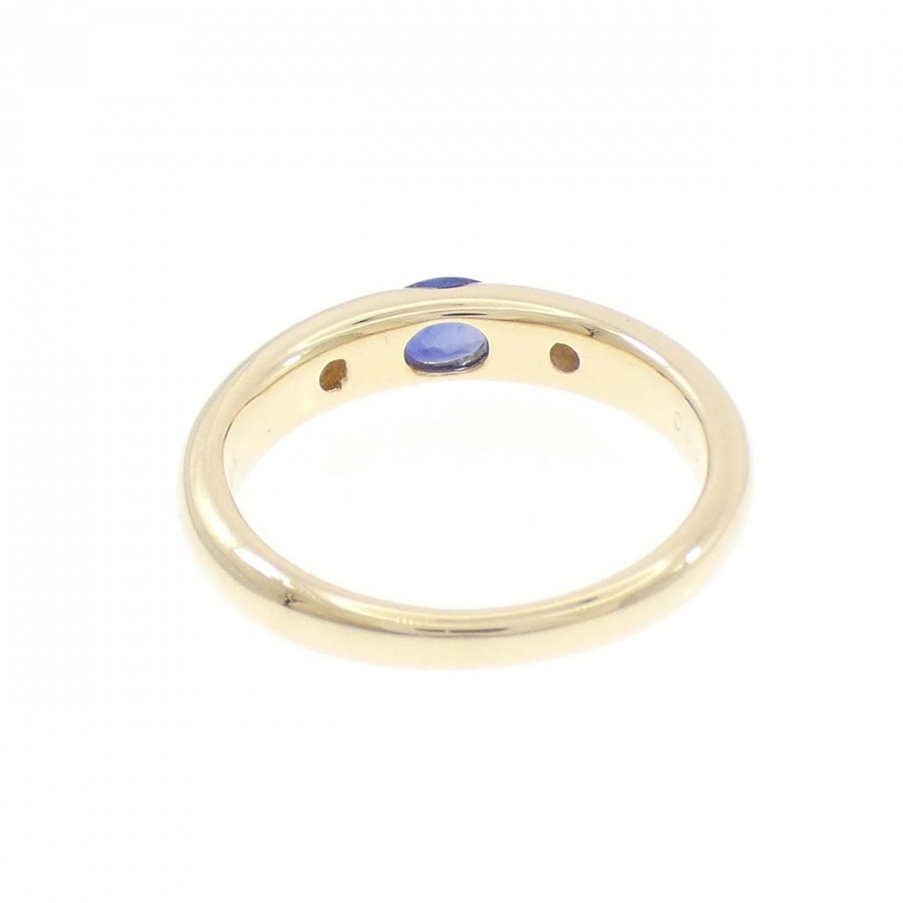 K18YG サファイヤ リング 0.40CT