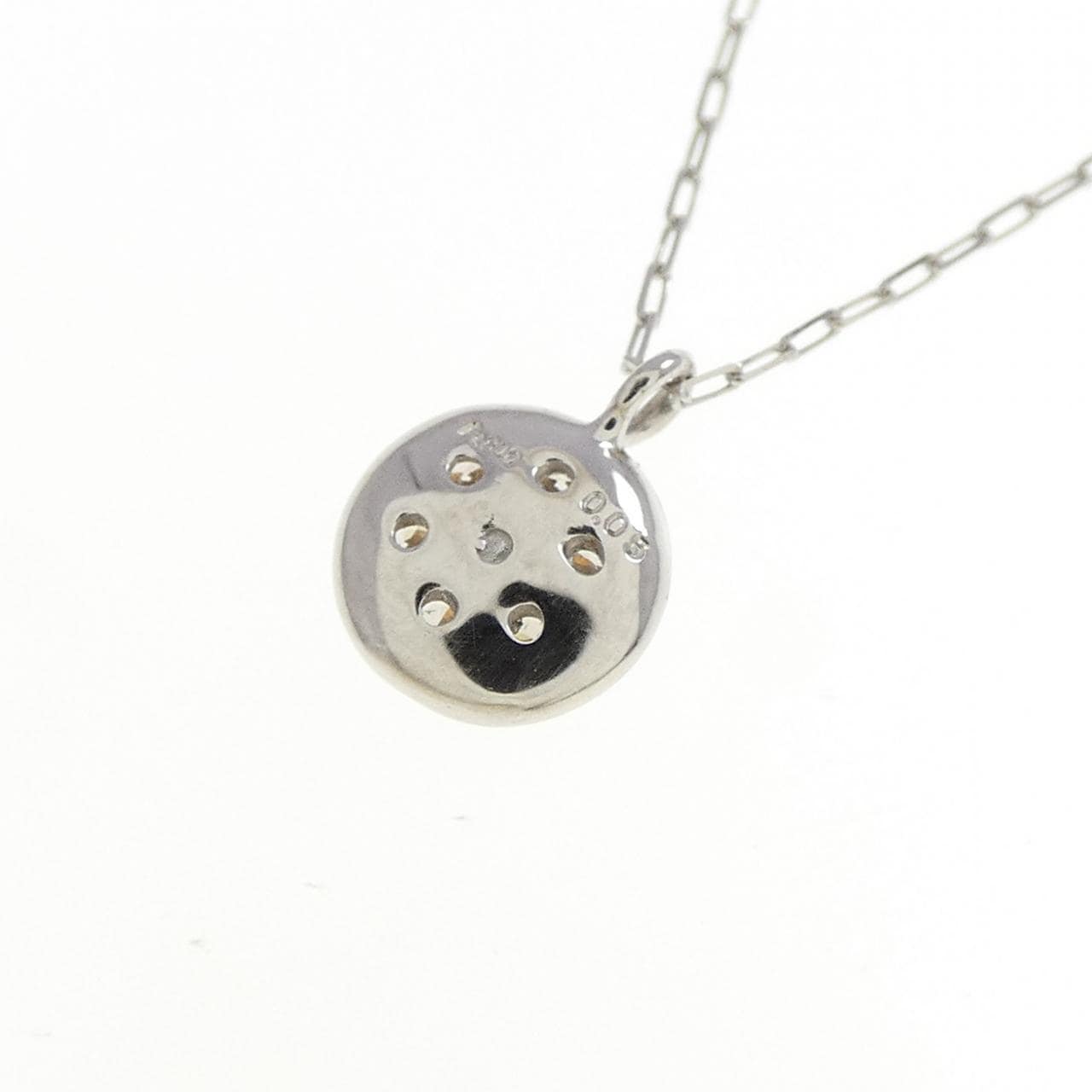 PT900/PT850 ダイヤモンド ネックレス 0.05CT