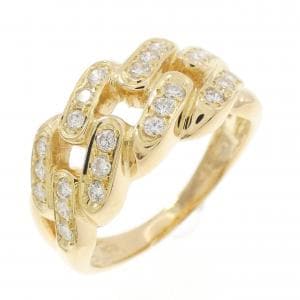 K18YG ダイヤモンド リング 0.30CT