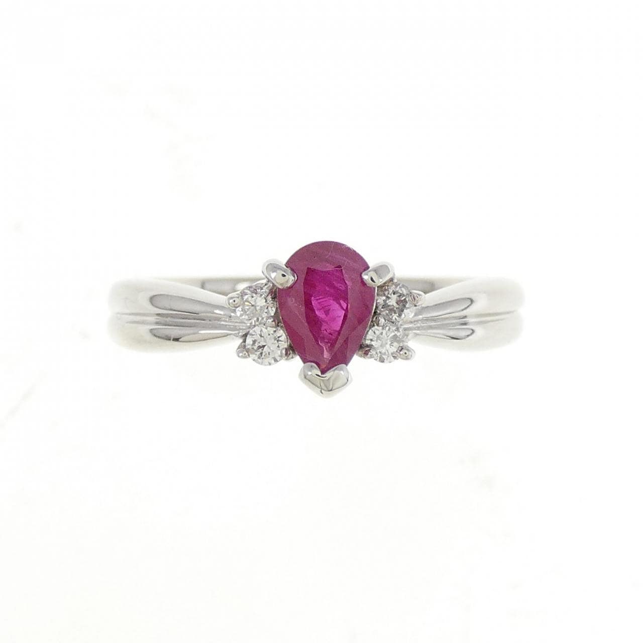 PT ルビー リング 0.58CT