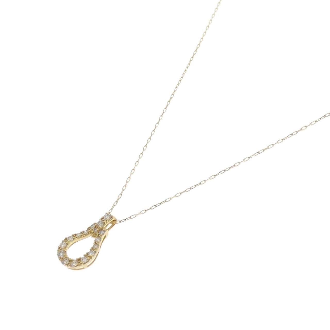 【新品】K18YG ダイヤモンド ネックレス 0.15CT