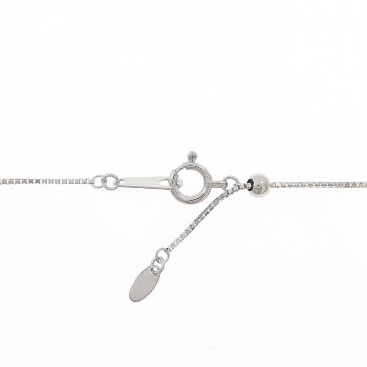 K18WG ダイヤモンド ネックレス 0.20CT
