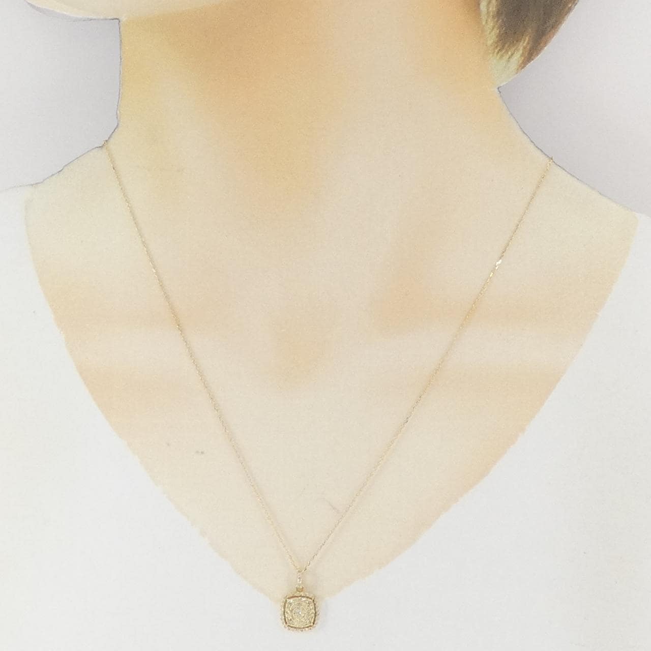 K18YG ダイヤモンド ネックレス 0.40CT