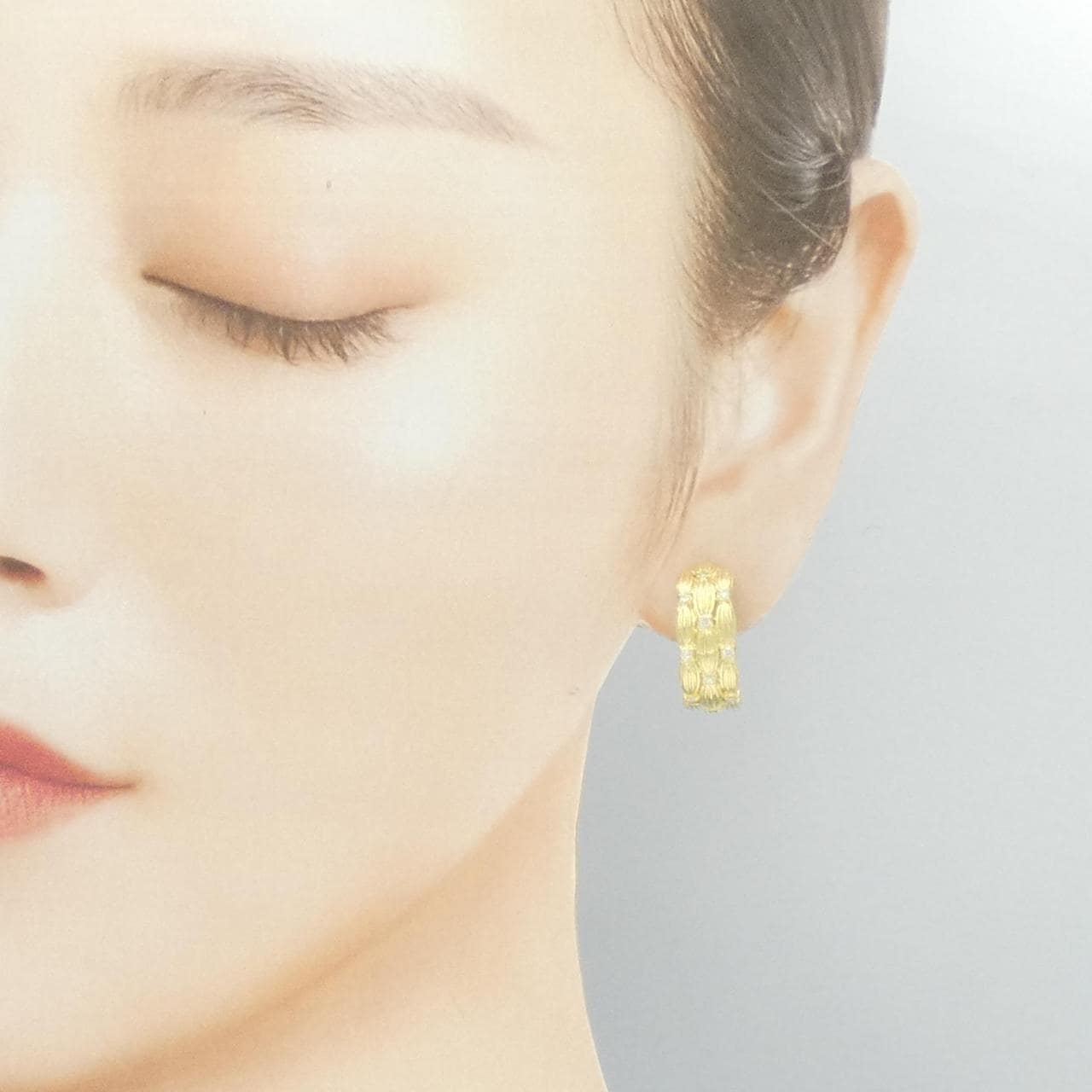 K18YG ダイヤモンド ピアス/イヤリング 0.30CT