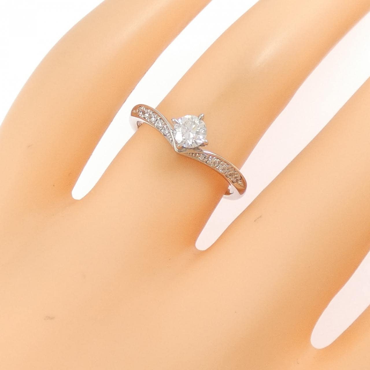 PT900 ダイヤモンド リング 0.300CT D VS2 3EXT