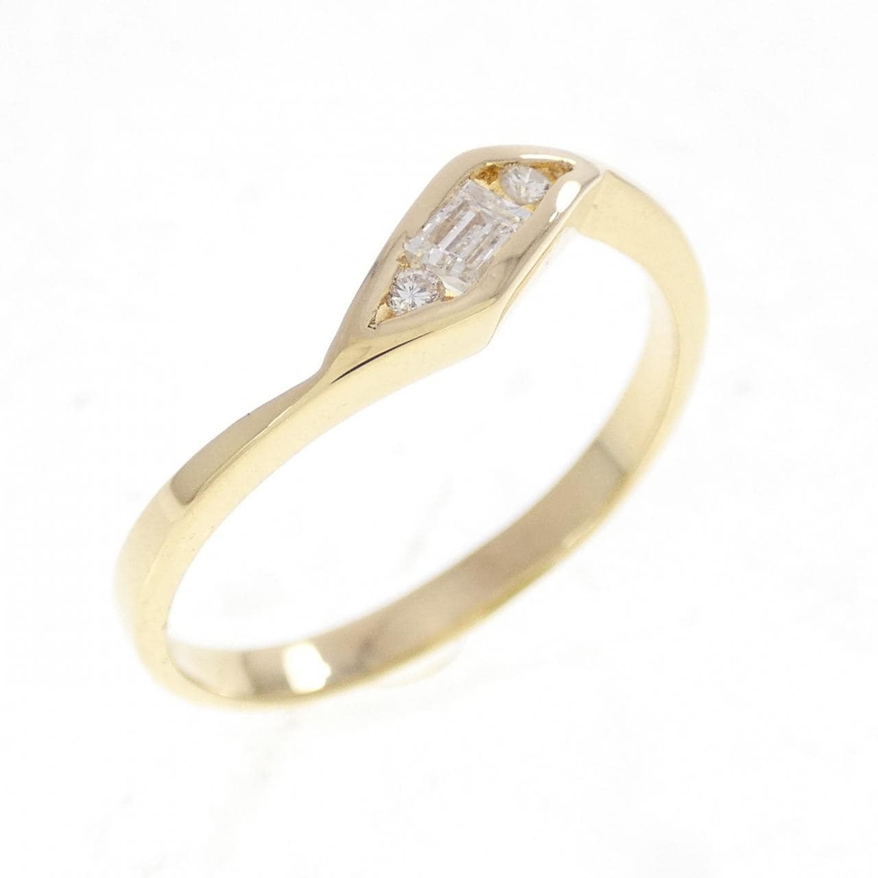 750YG ダイヤモンド リング