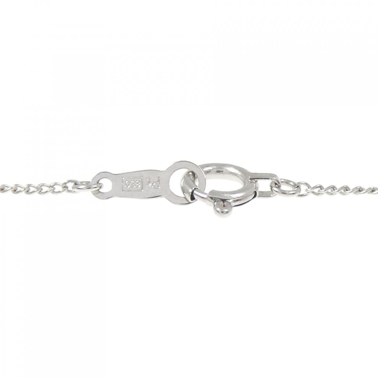 PT900/PT850 クロス ダイヤモンド ネックレス 0.16CT