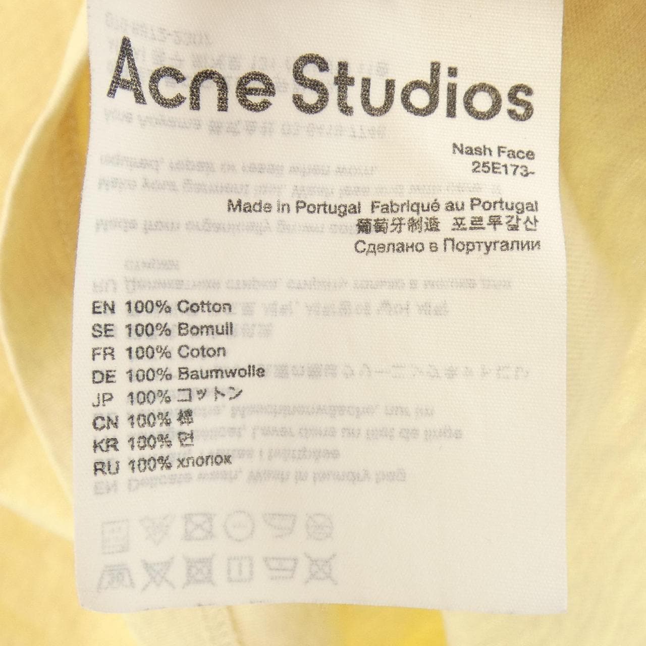 アクネストゥディオズ ACNE STUDIOS 25E173 Tシャツ