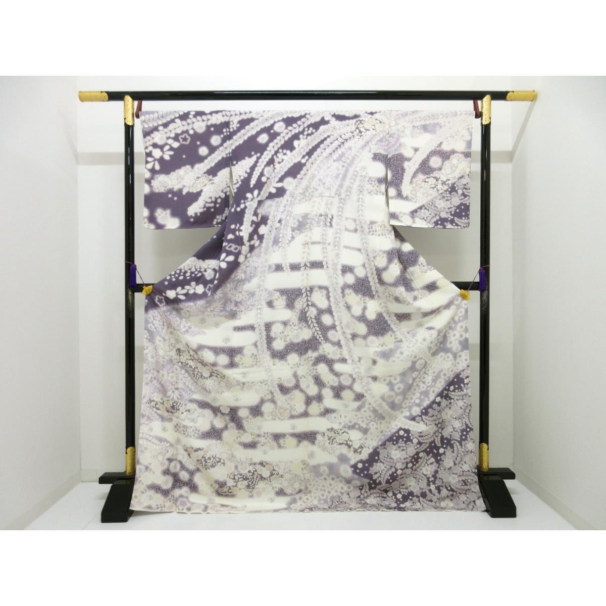 【未使用品】訪問着 友禅加工