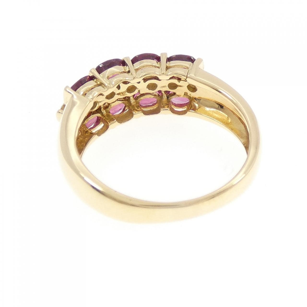 18KYG ルビー リング 1.21CT