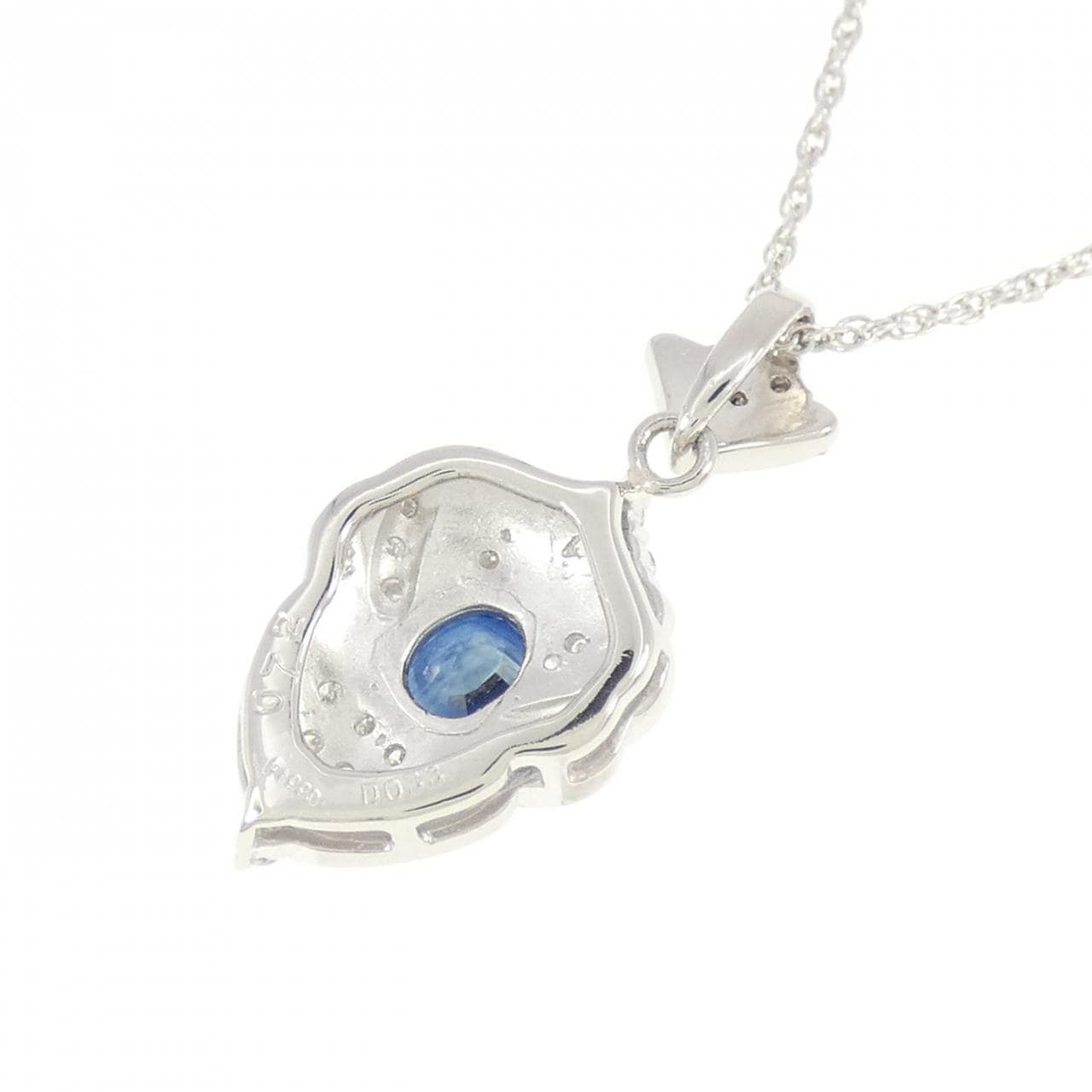 PT サファイヤ ネックレス 0.72CT
