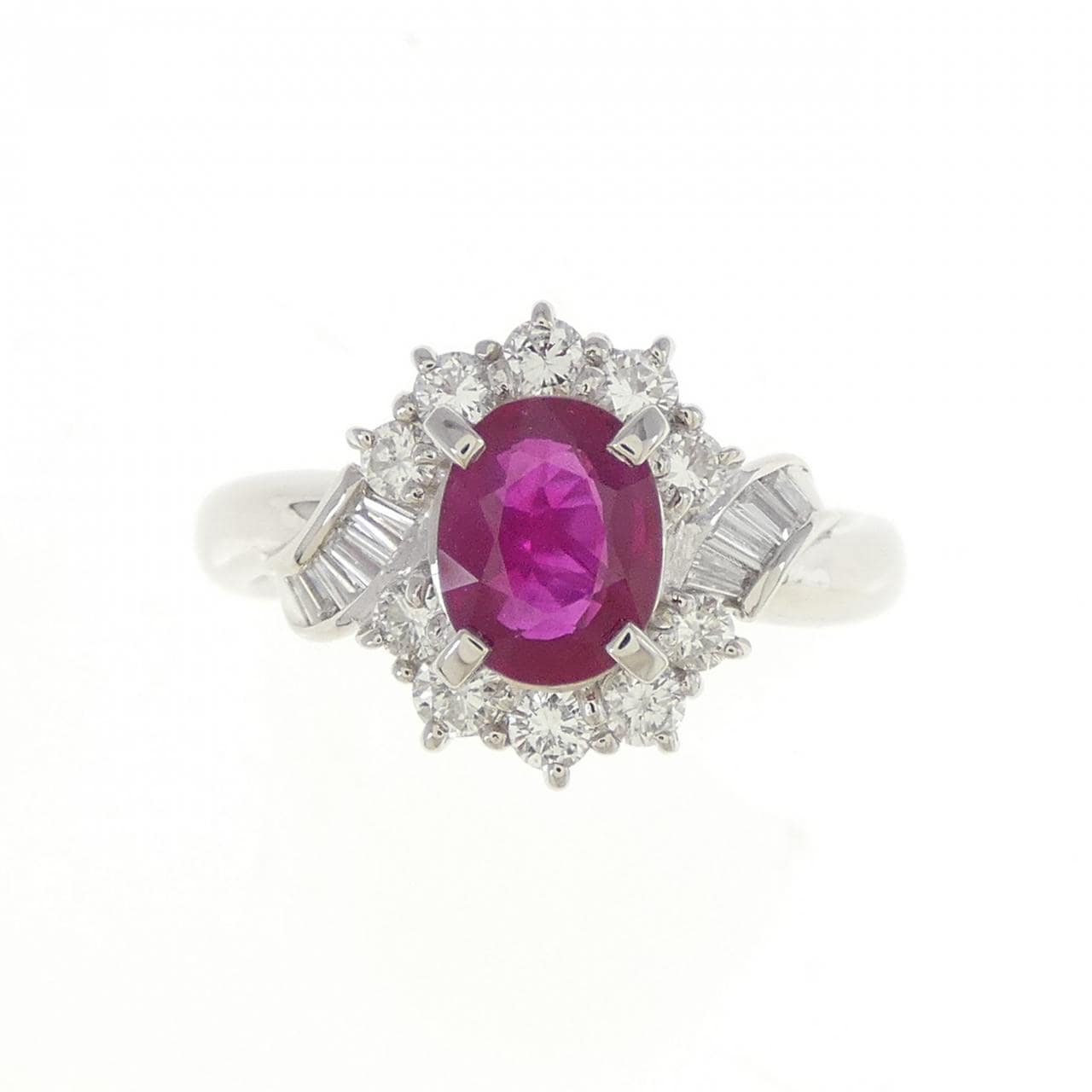 PT900 ルビー リング 0.99CT