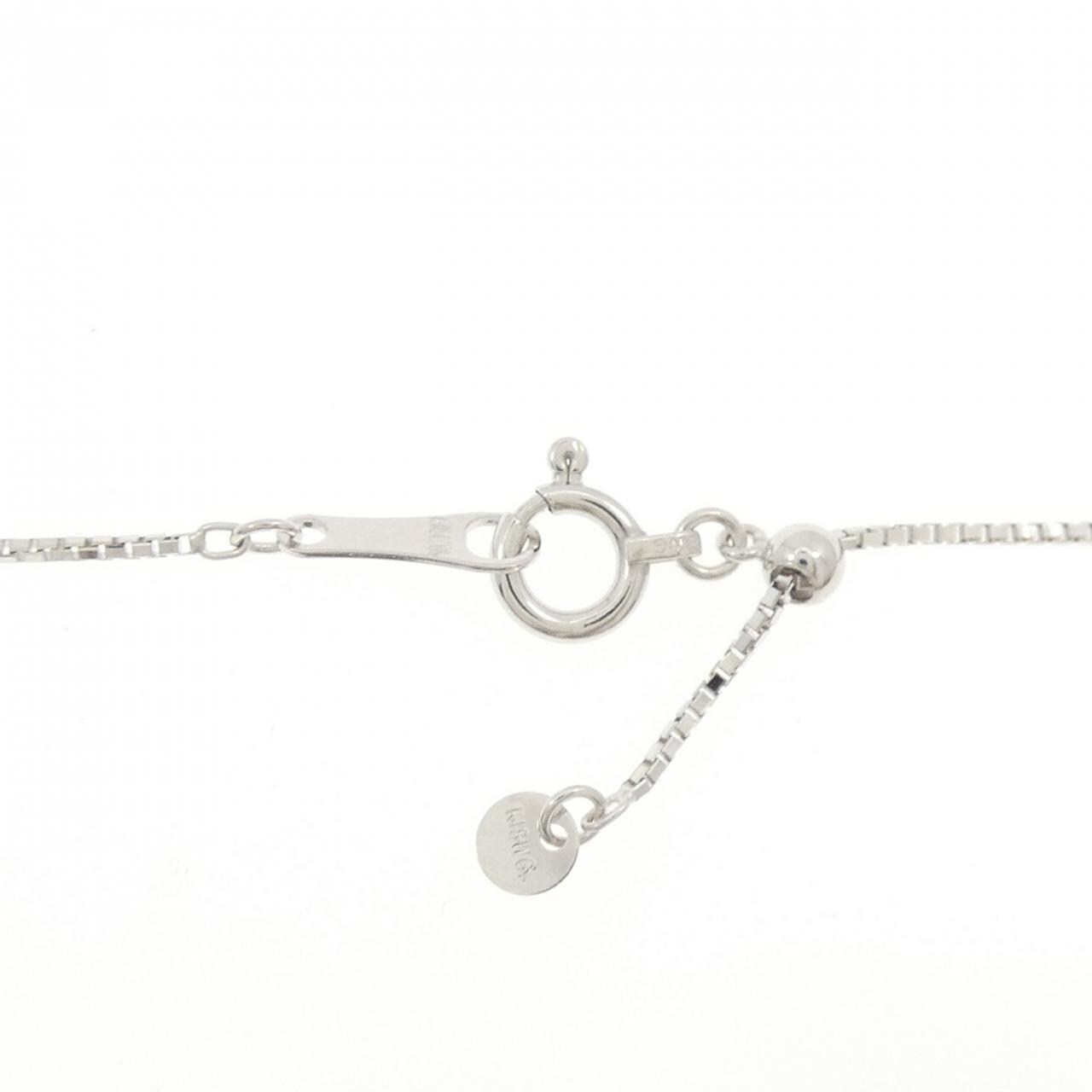 K18WG Heart Diamond Necklace 1.25CT