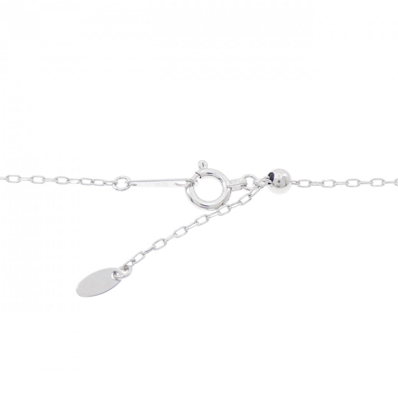 K18WG クロス ダイヤモンド ネックレス 0.40CT