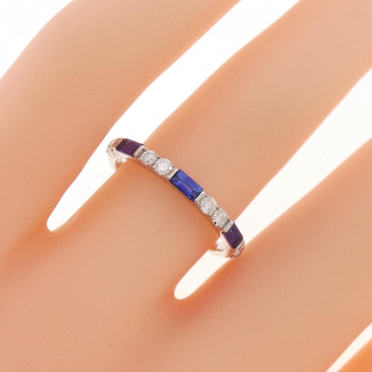 PT900 サファイヤ リング 0.30CT