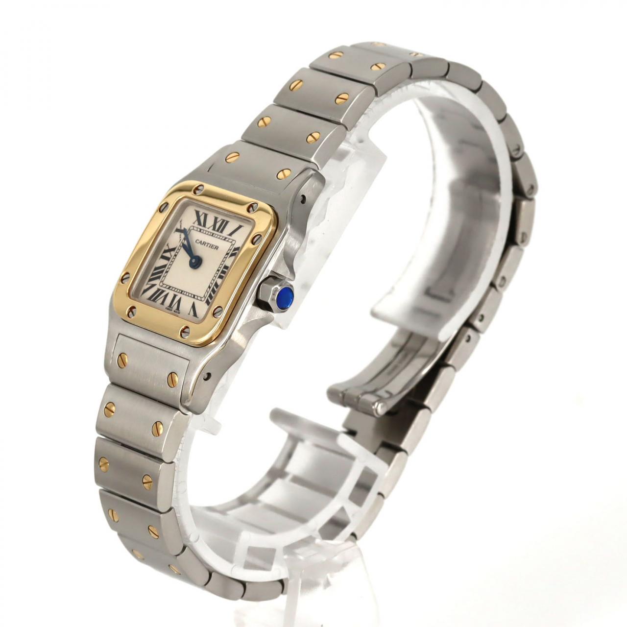 カルティエ サントスガルベSM コンビ W20012C4 SSxYG クォーツ