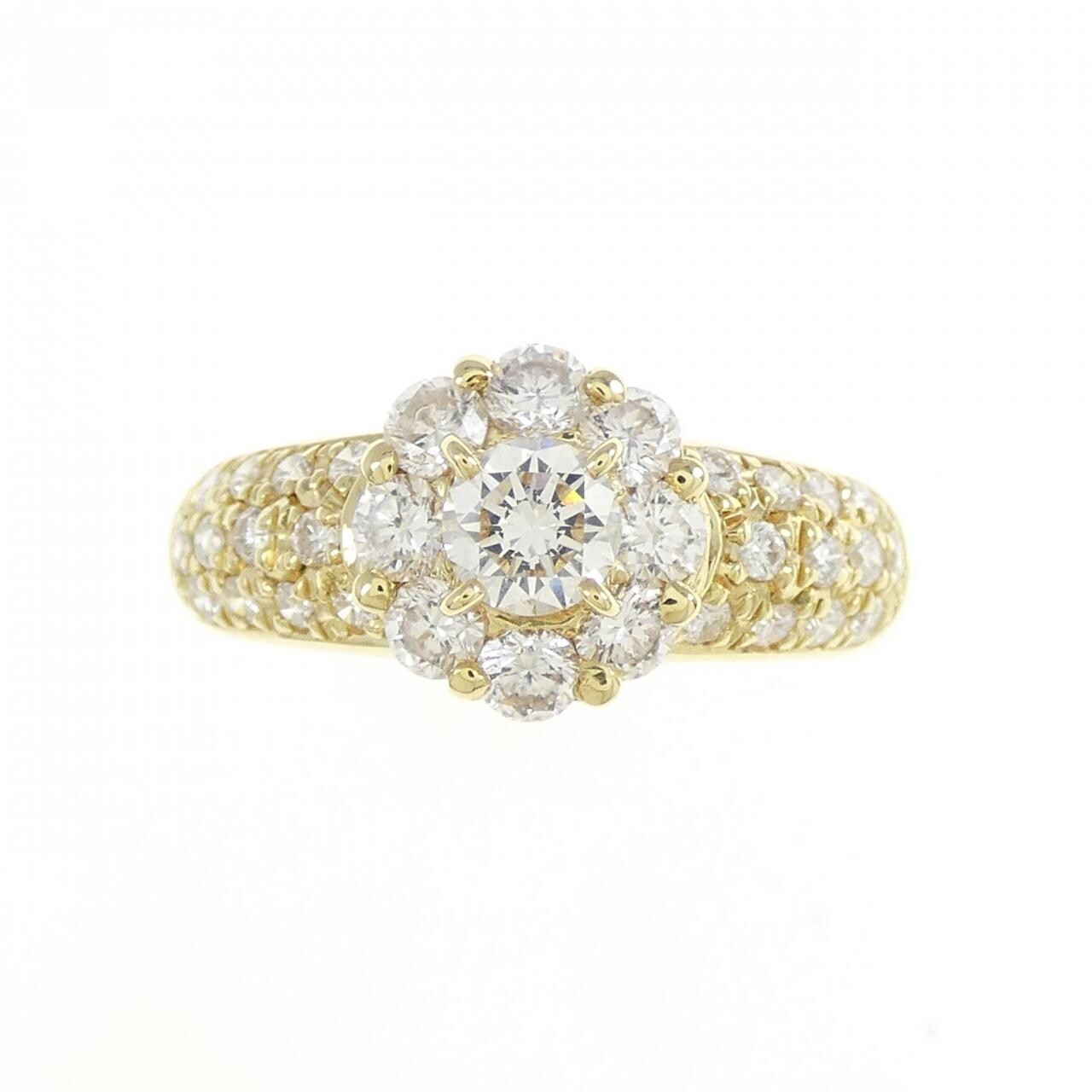 K18YG ダイヤモンド リング 0.24CT