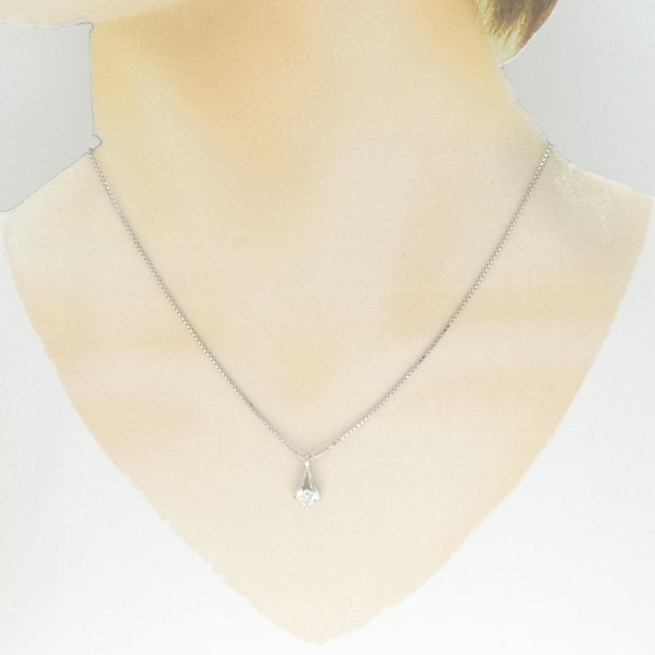 PT900/PT850 ダイヤモンド ネックレス 0.26CT