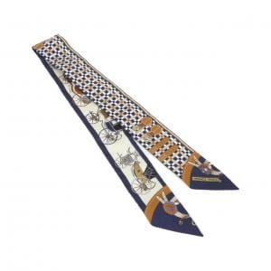 【未使用品】エルメス LES VOITURES NOUVELLE ツイリー 064108S スカーフ