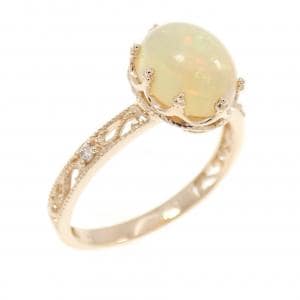 K18PG オパール リング 1.66CT