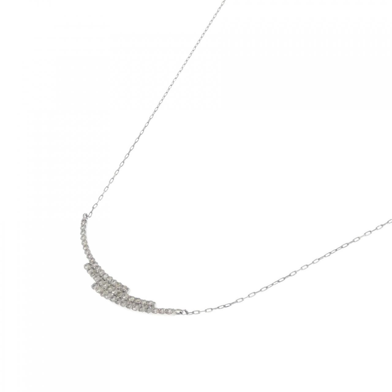 【新品】PT950/PT850 ダイヤモンド ネックレス 0.22CT