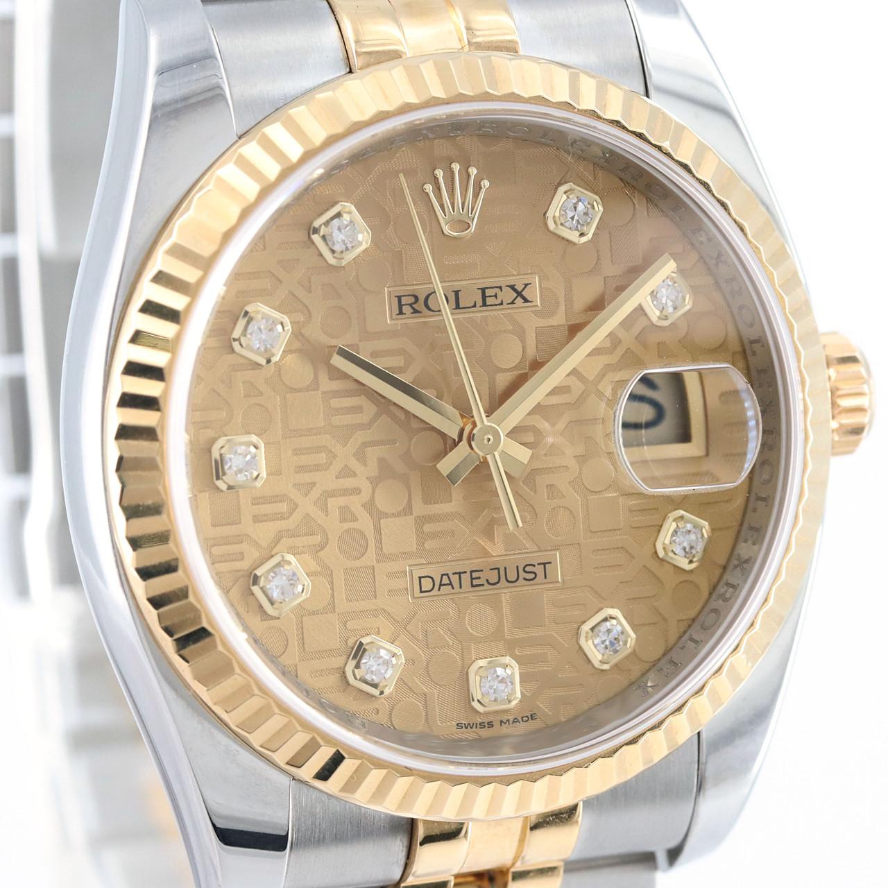 ROLEX Datejust 116233G SSxYG自動上弦G 編號
