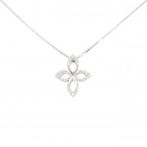 K18WG ダイヤモンド ネックレス 0.26CT