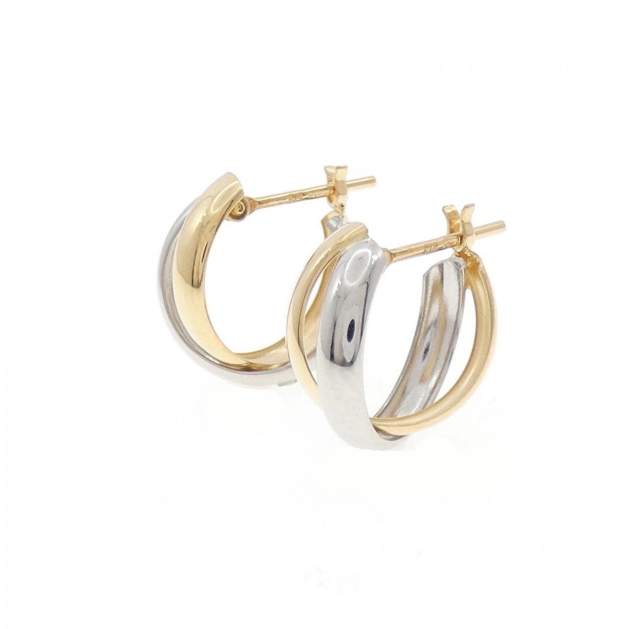 [BRAND NEW] K18YG/PT900 earrings