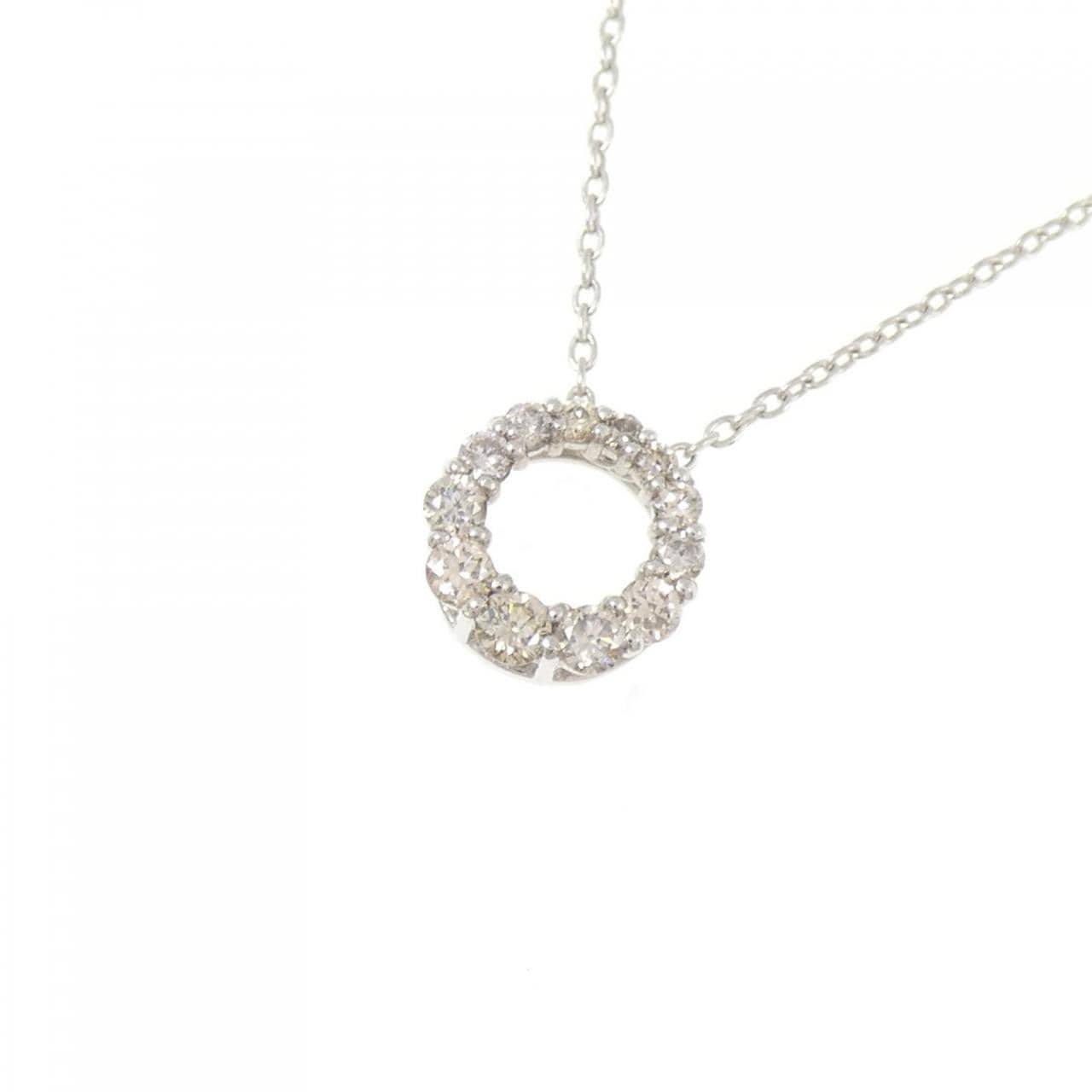 PT950/PT850 ダイヤモンド ネックレス 0.20CT