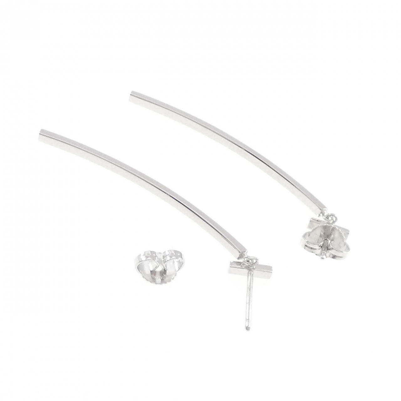 ティファニー Tワイヤー バー ピアス